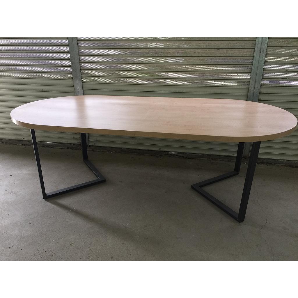 Conference Table Oval Shape 2.40 x 1.15 